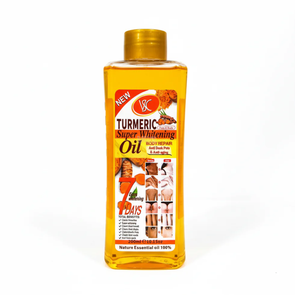 Veet Gold Turmeric Whitening Oil 200ml | Dark Spot & Anti-Aging Care