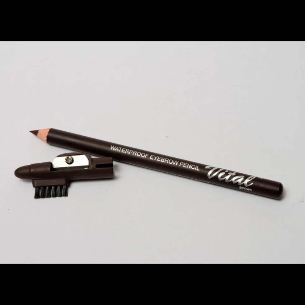 VITAL Waterproof Eyebrow Pencil | Smudge-Proof Brow Definer with Spoolie