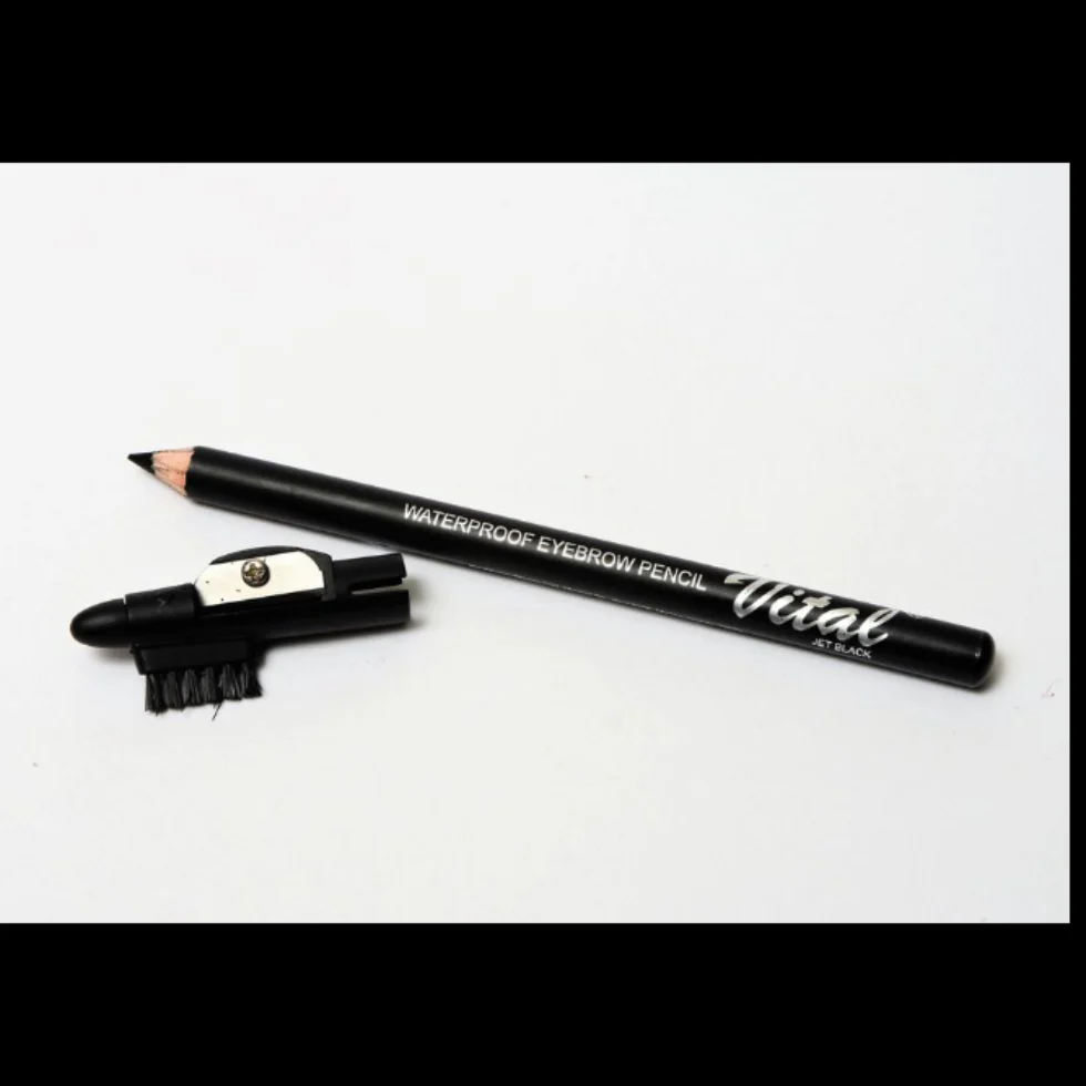 VITAL Waterproof Eyebrow Pencil | Smudge-Proof Brow Definer with Spoolie - Image 3