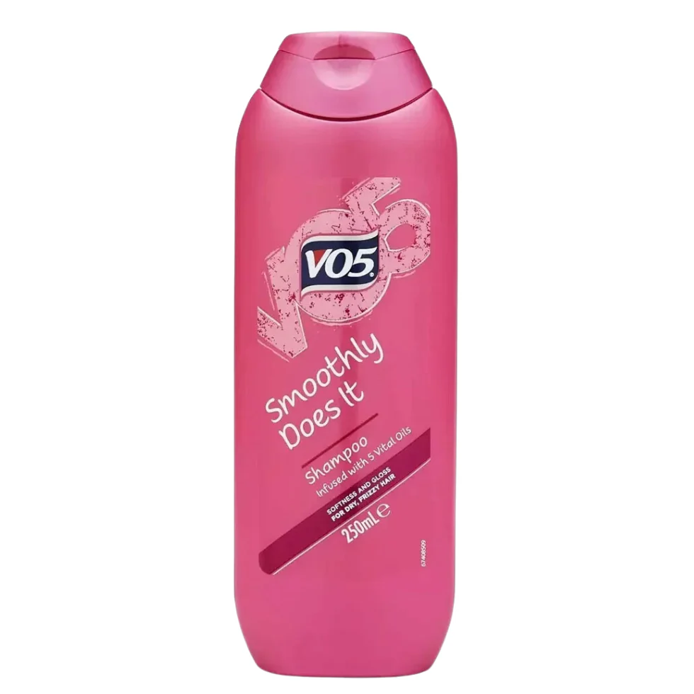 VO5 Smoothly Does It Shampoo 250ml | 5 Oils for Smooth &amp; Frizz-Free Hair
