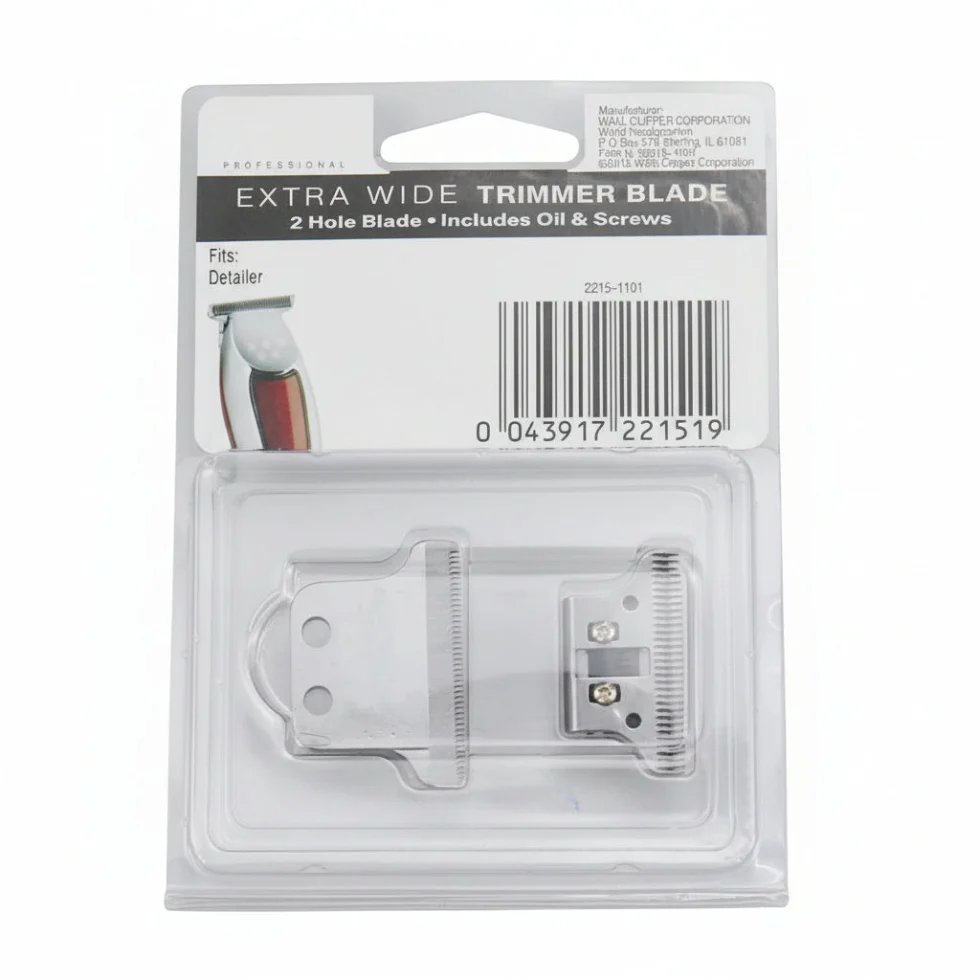 Wahl Extra Wide Trimmer Blade 2215-1101 | 2-Hole Detailer Replacement Blade