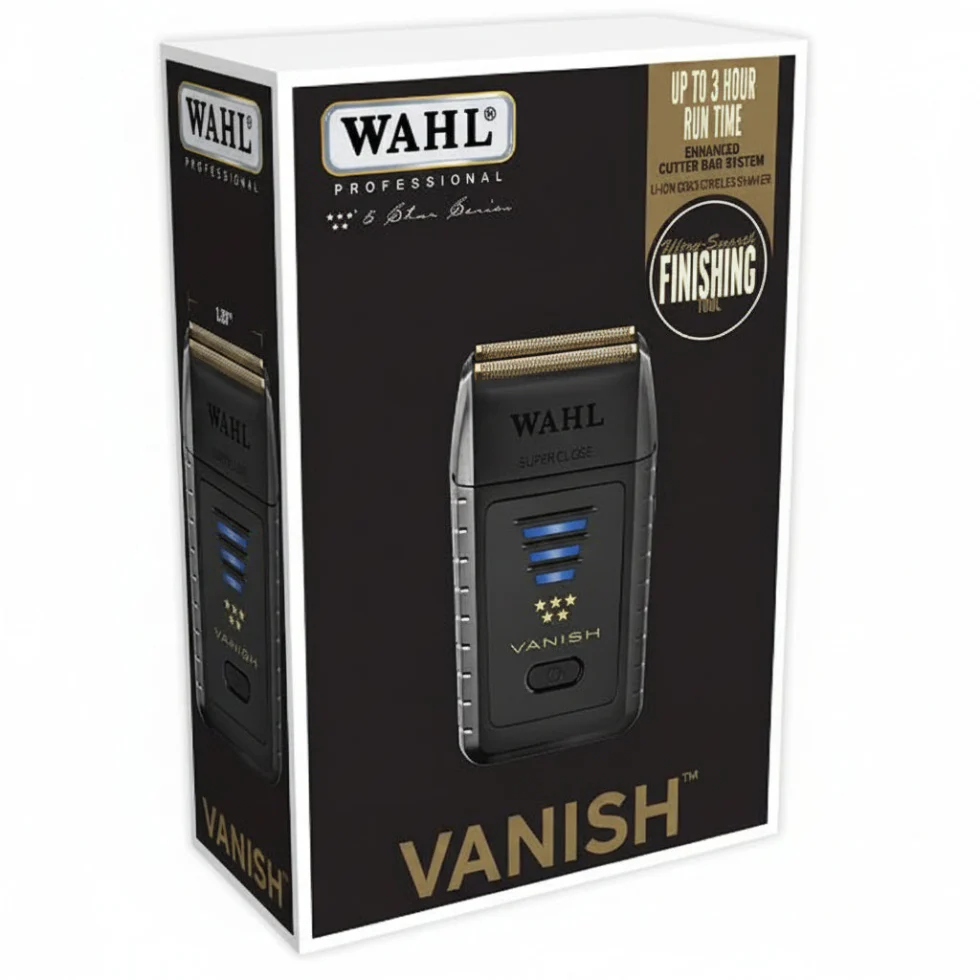Wahl 5 Star Series Vanish | Professional Foil Shaver for Bald Fade Finishing