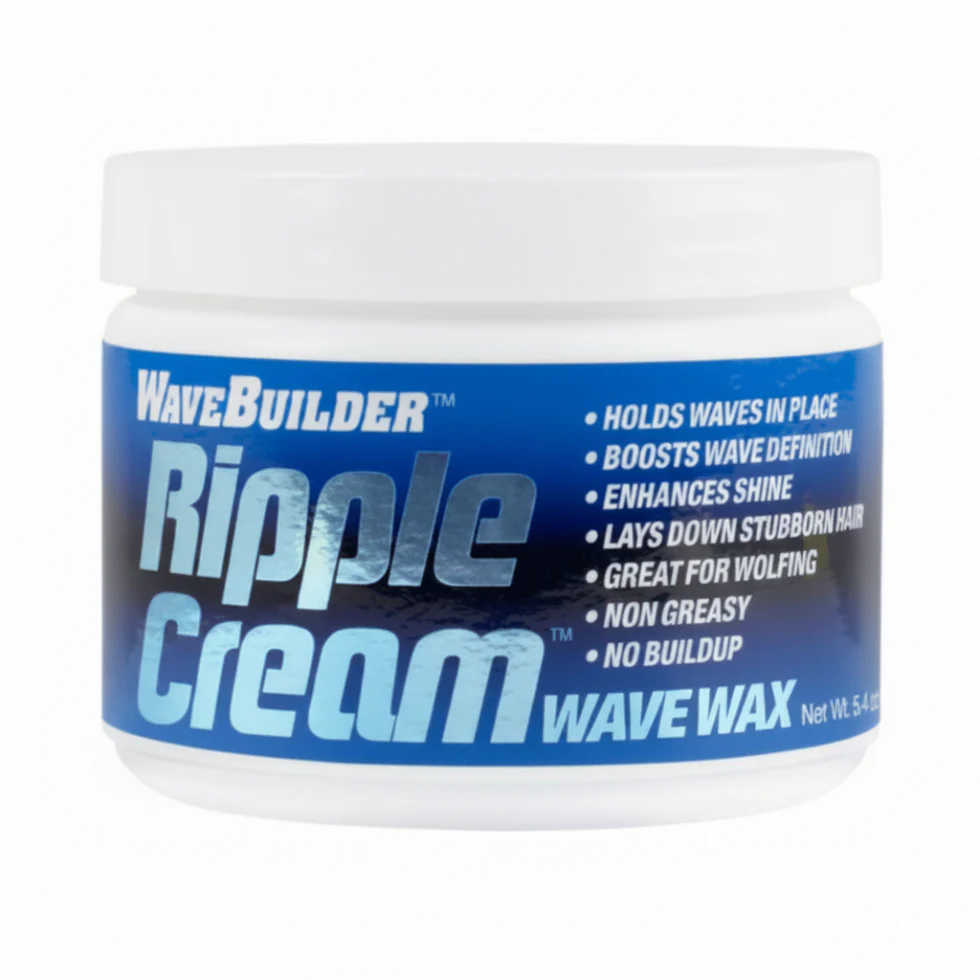 WaveBuilder Ripple Cream 5.4oz | Define, Hold & Enhance 360 Waves Styling Wax