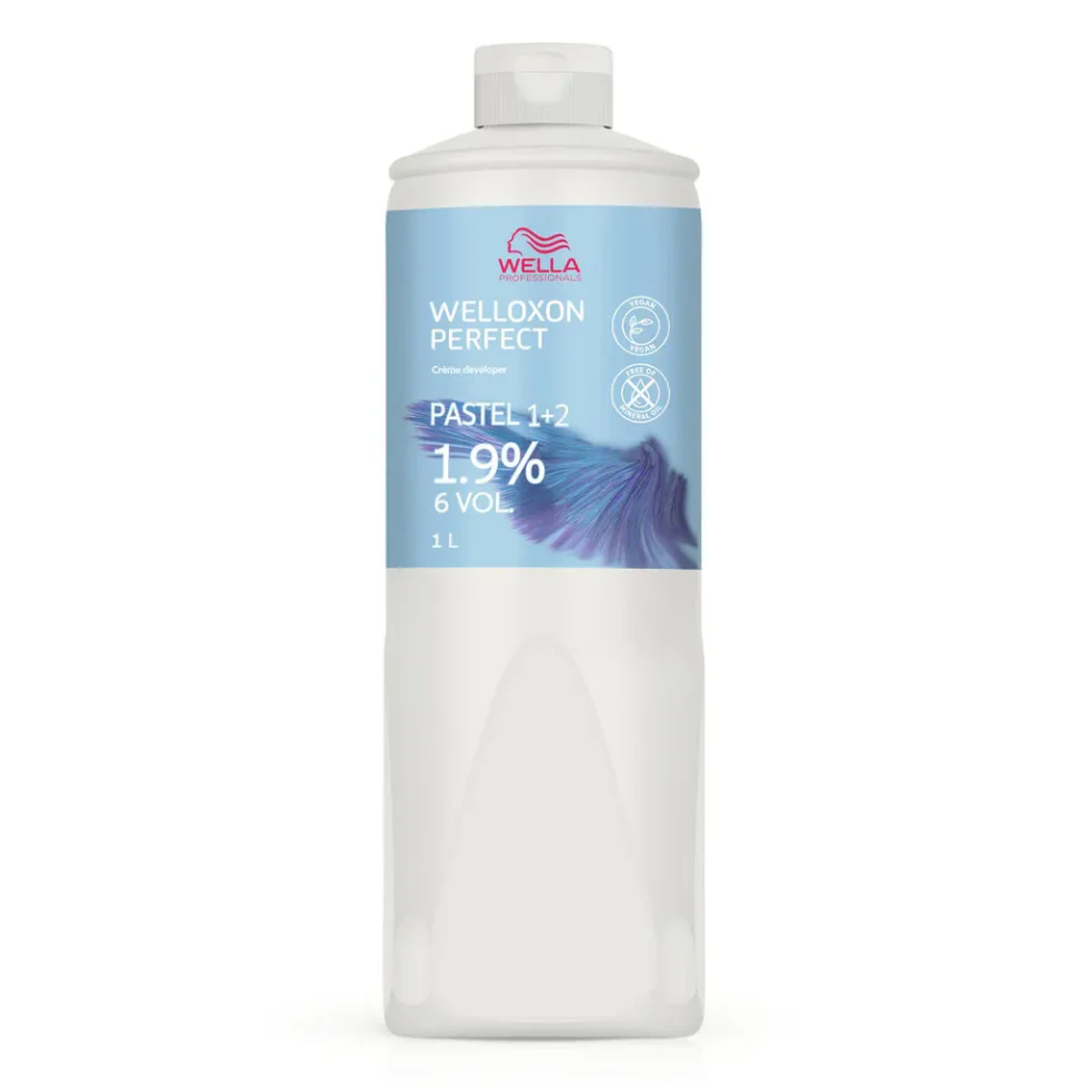 Wella Welloxon Perfect Pastel 1.9% 6 Vol Cream Developer 1L | Soft Toner Activator