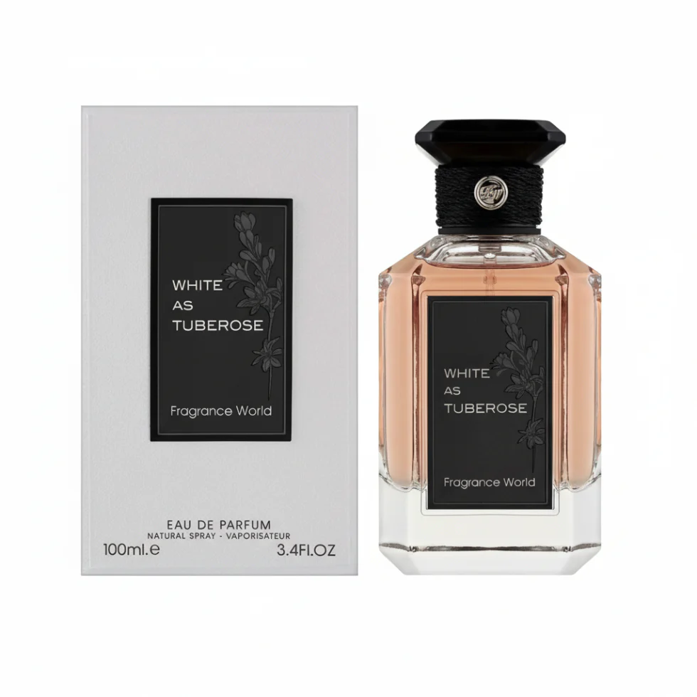 White As Tuberose EDP 100ml | Fragrance World Floral Fruity Unisex Perfume