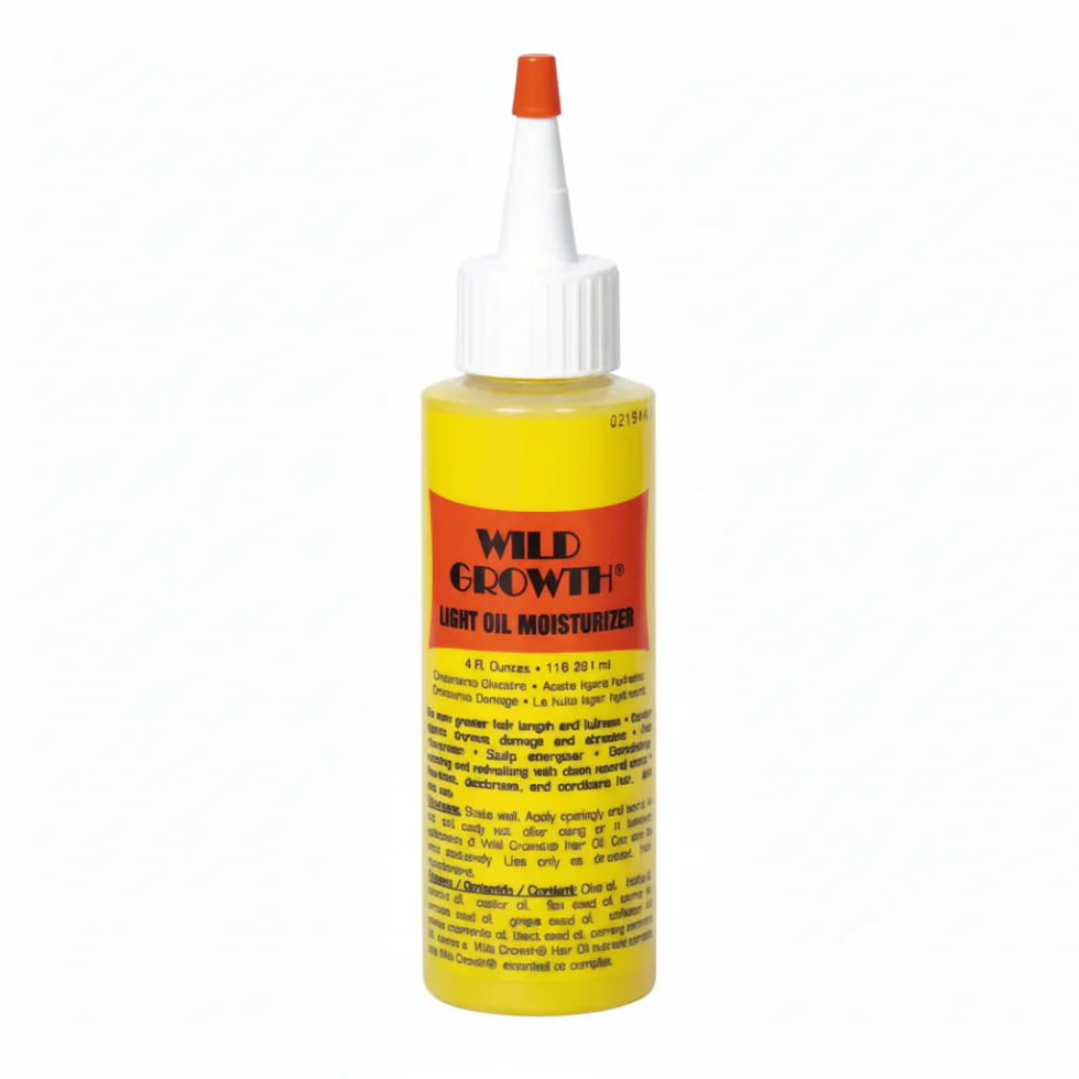 Wild Growth Light Oil Moisturiser 4oz | Lightweight Hair & Scalp Revitalizing Oil