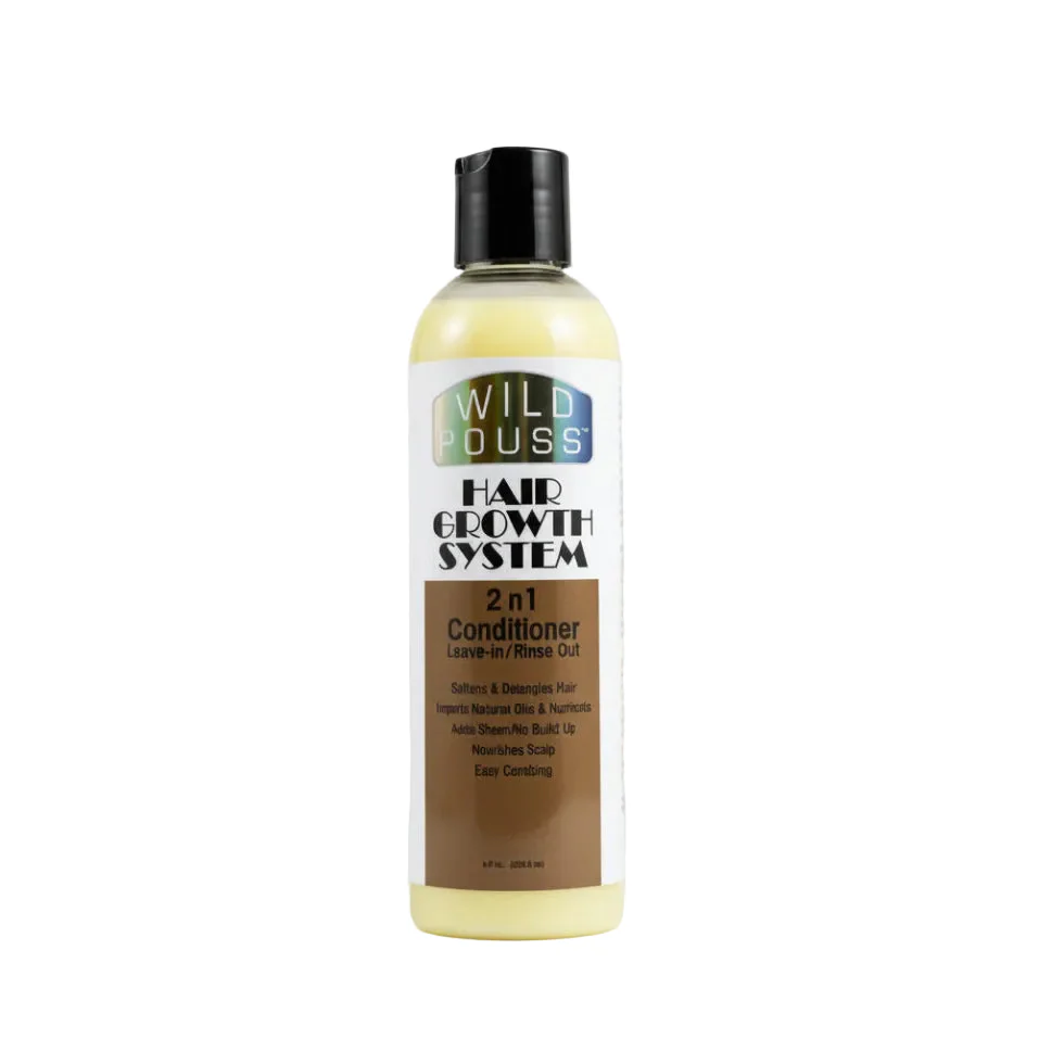 WILD POUSS HAIR GROWTH SYSTEM 2 IN 1 CONDITIONER 236.5ML/8OZ