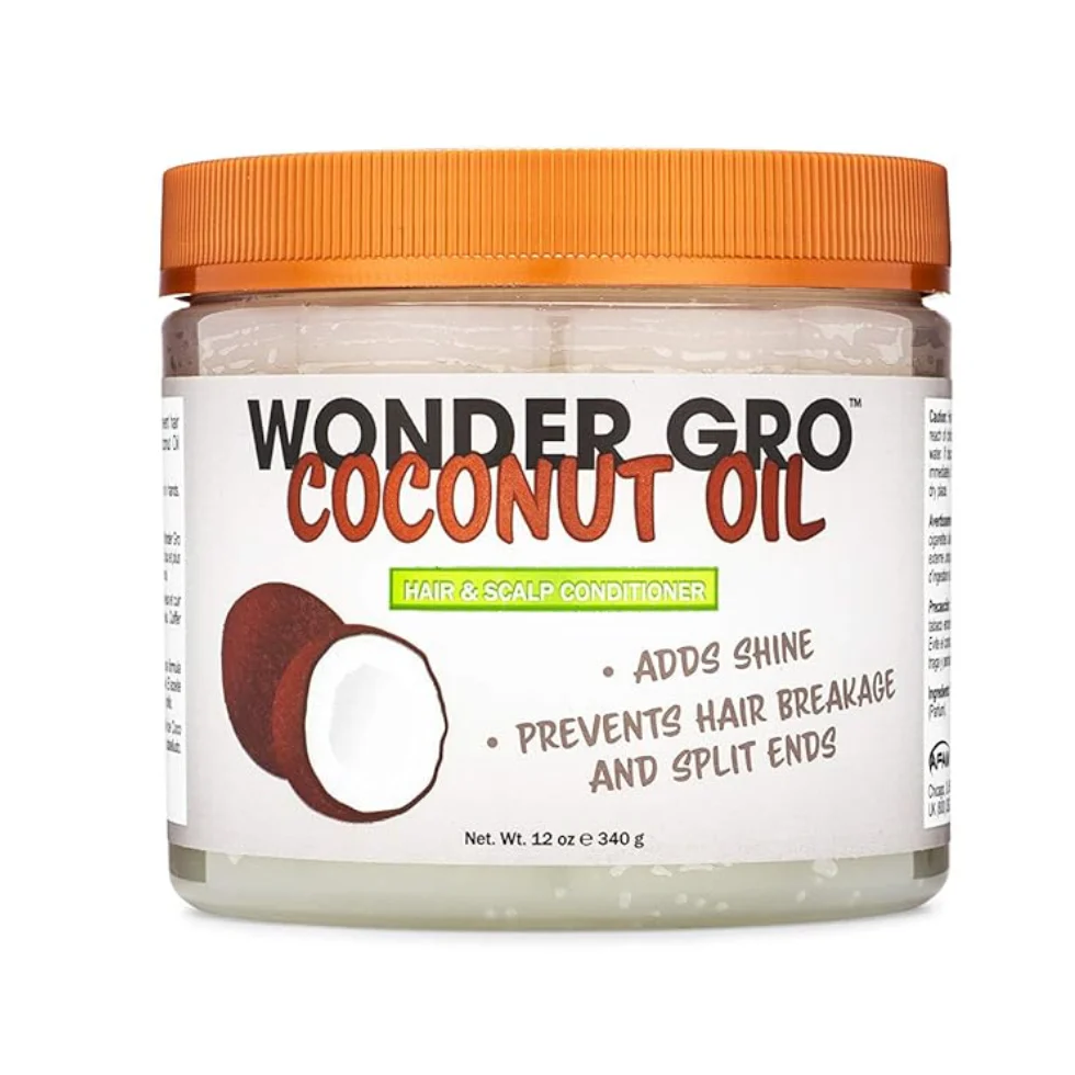 Wonder Gro Coconut Oil Hair & Scalp Conditioner 340g | Deep Hydration & Hair Repair