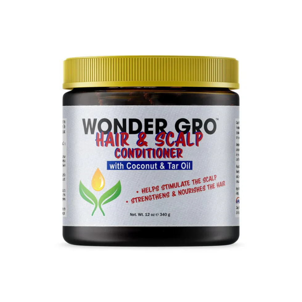 Wonder Gro Coconut & Tar Oil Hair & Scalp Conditioner 340g | Hydrate & Soothe Scalp