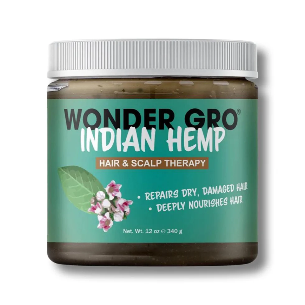 Wonder Gro Indian Hemp Therapy Hair & Scalp Conditioner 340g | Nourish & Repair