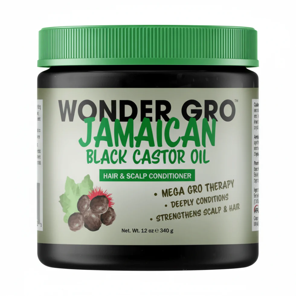 Wonder Gro Jamaican Black Castor Hair & Scalp Conditioner 340g | Strengthen Hair