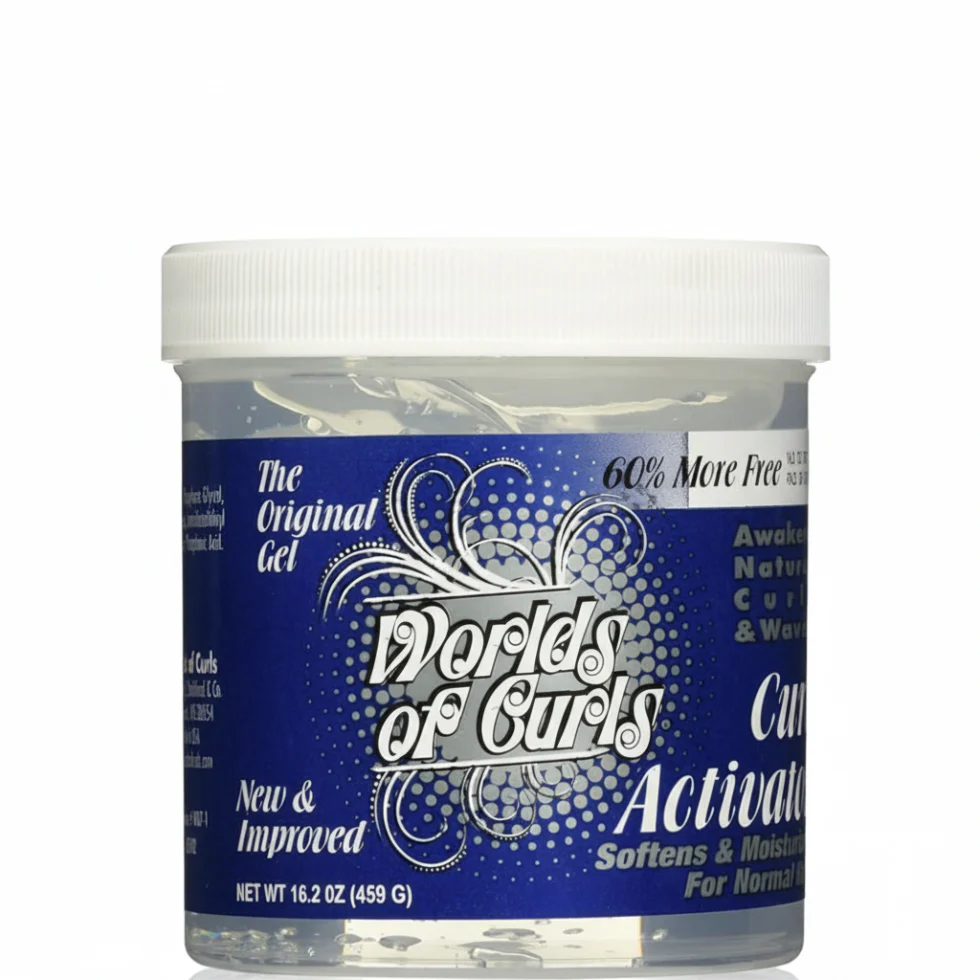 Worlds Of Curls Curl Activator Gel For Extra Dry Hair 459g | Softens & Moisturizes