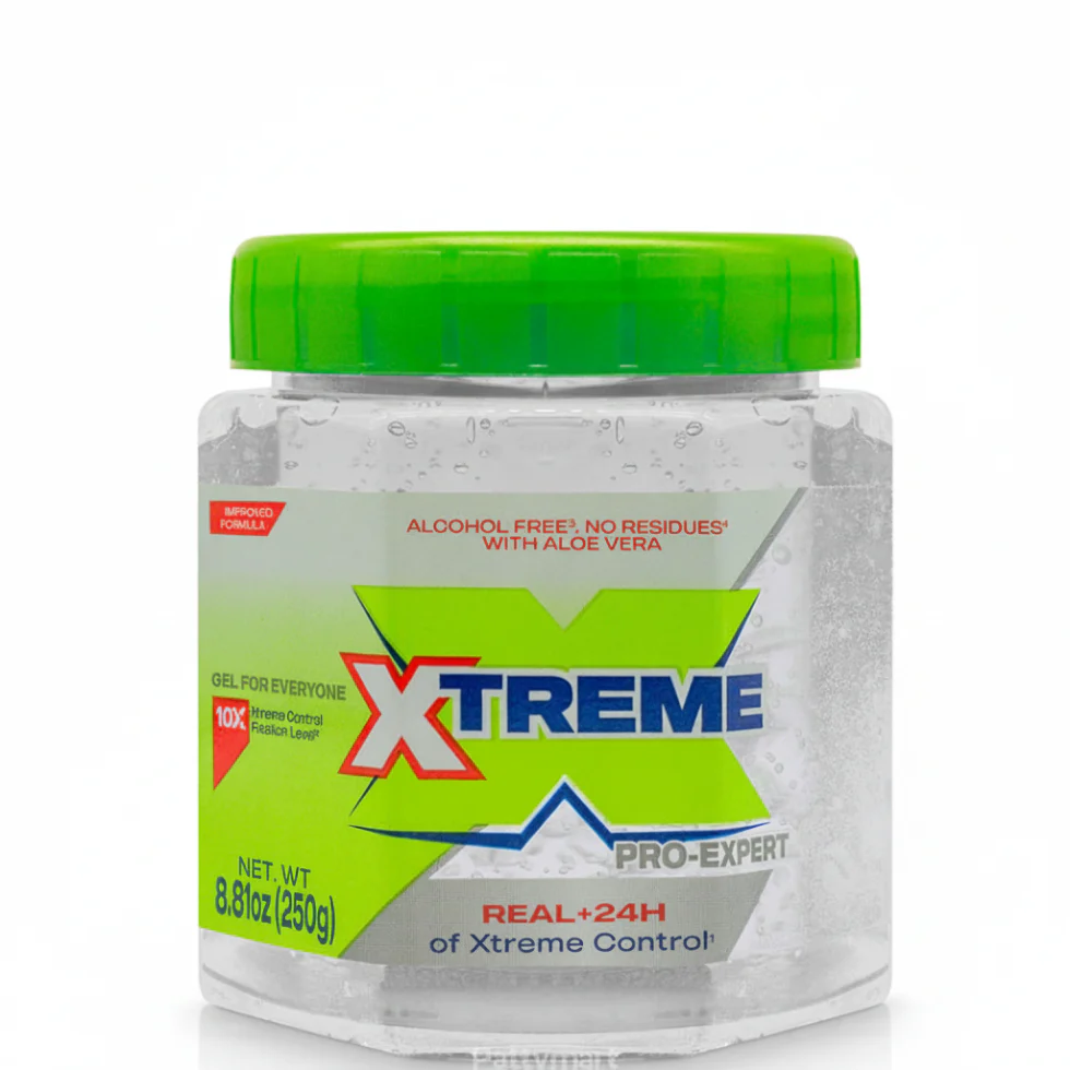 Xtreme Pro-Expert 24H Control Hair Gel 250gm | Alcohol-Free Strong Hold